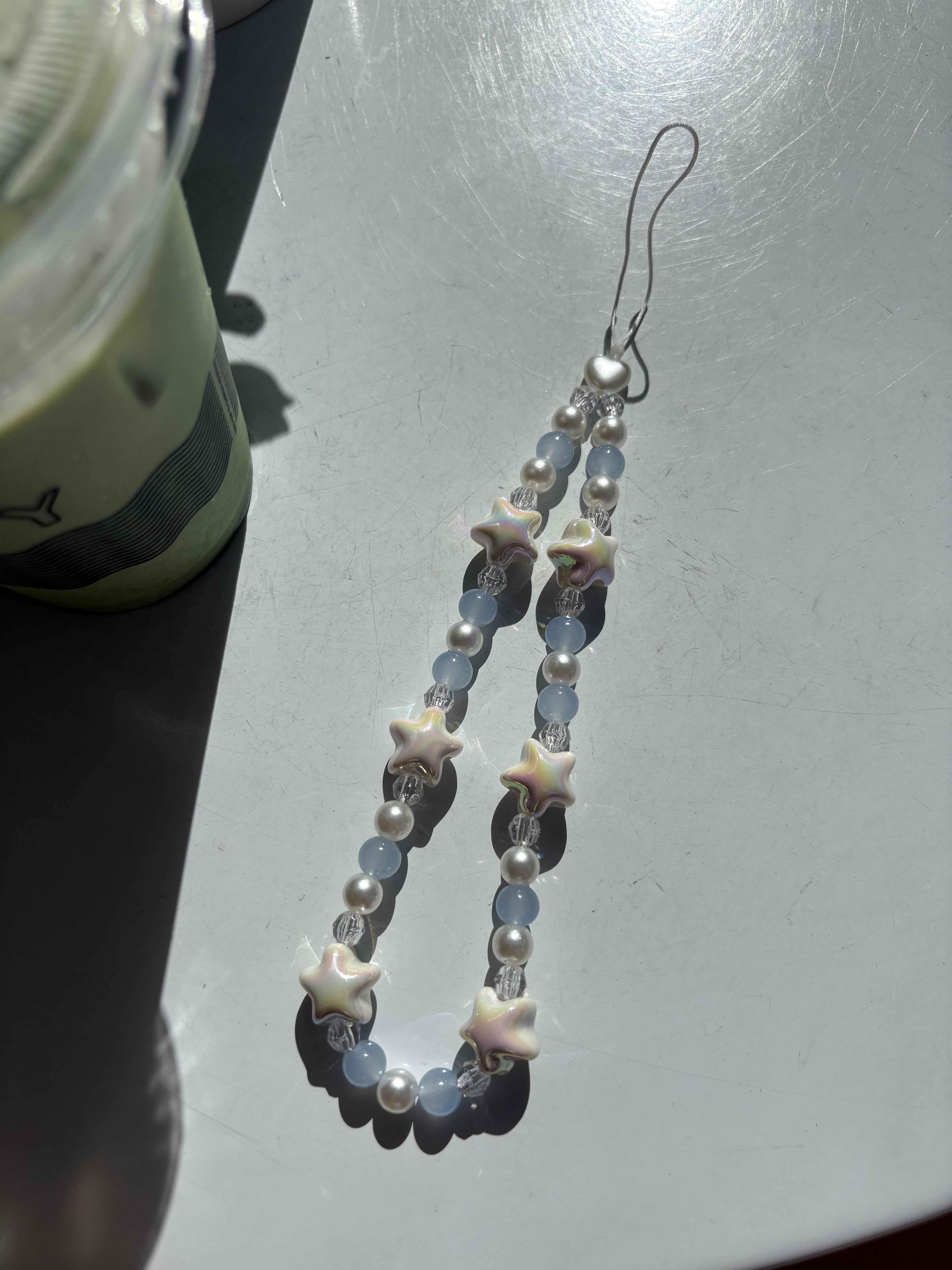 Blue Star Phone Charm