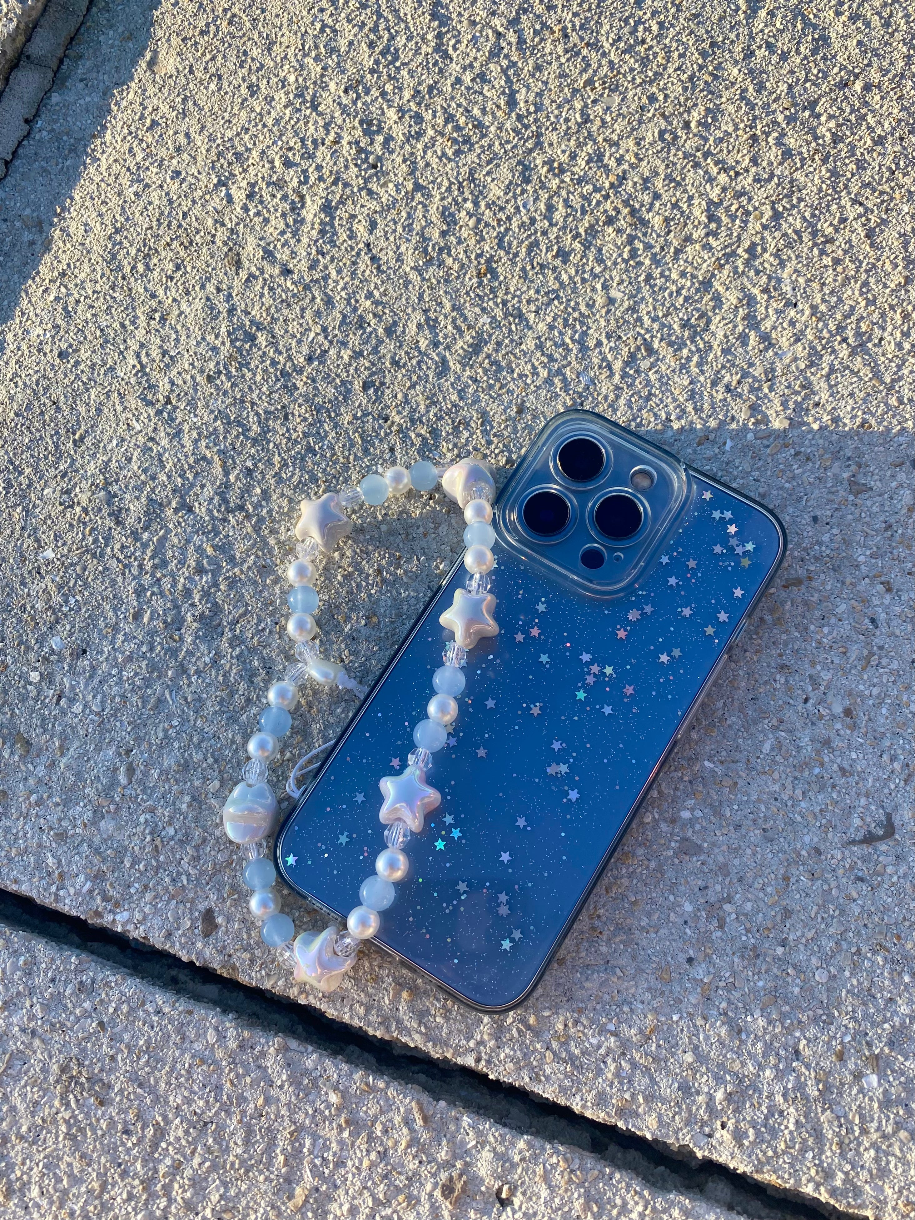 Blue Star Phone Charm