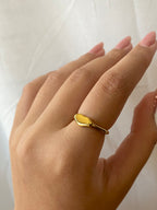 Signet Heart Ring