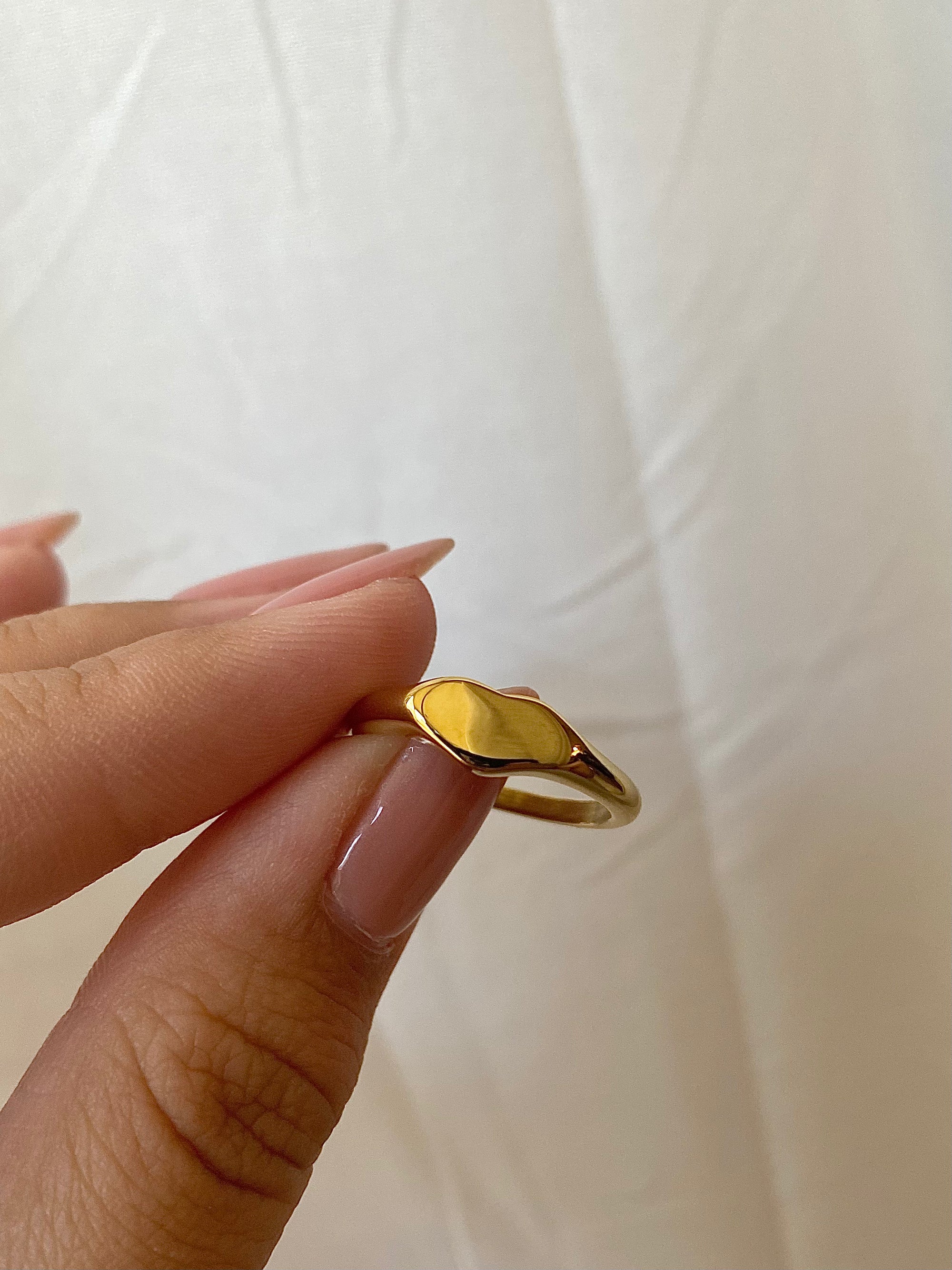 Signet Heart Ring